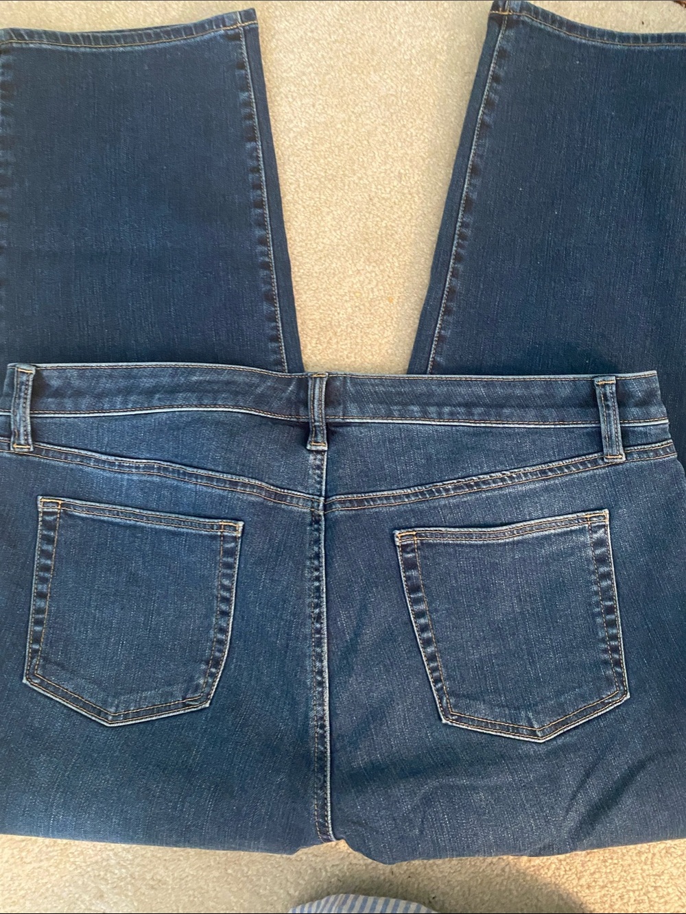 Talbots straight crop size 16 jeans excellent condition - Picture 4 of 4